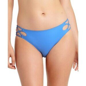 California Waves Solid Strappy Bikini Bottoms 1154